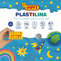 Jovi Plastilina Arcilla de modelado reutilizable y no secado; 5 oz, Rollos de 15 colores, perfecto para proyectos de arte y manualidades - Arteztik
