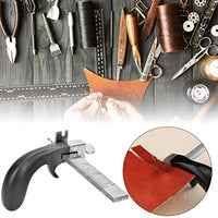 Cortador de correa de cuero profesional, herramienta de corte manual con mango de aluminio para manualidades de cuero - Arteztik
