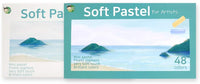 HASHI Pasteles suaves no tóxicos para profesionales – tiza cuadrada pastel colores surtidos (48 colores) - Arteztik
