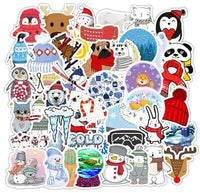 DOFE 50 pegatinas con diseño de panda, resistentes al agua, pegatinas láser para coche, 50 unidades, pegatinas para ordenador portátil, motocicleta bicicleta equipaje, parches de graffiti para adolescentes (50 unidades Lovely Panda) - Arteztik
