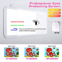 Caja de luz LED portátil A4 para interior/exterior (alimentación USB o batería AA), brillo ajustable con protección para la vista, mesa blanca para dibujo, animación, dibujos animados, bocetos, Blanco, A4 - Arteztik
