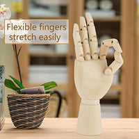 Maniquí de mano de madera con dedos flexibles y movibles, maniquí articulado para bocetos, dibujo, hogar, oficina, escritorio, niños, juguetes, regalo - Arteztik
