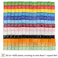 E-Home Shop - Azulejos de mosaico de cristal para mosaico (2.2 lbs, forma irregular, 35.27 oz) - Arteztik
