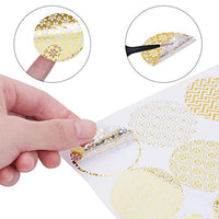 PH PandaHall 50 hojas círculos, pegatinas de pegatinas para cuadros de paster, pegatinas decorativas para caja de regalo, decoración de álbumes de recortes, decoración (450 piezas en total) - Arteztik
