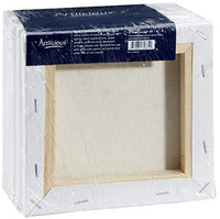Sorillo Brands – Paquete de 6 paneles de lona de algodón preestirado de 12 x 12 – Uso con todos los acrílicos, aceites y otros medios de pintura - Arteztik
