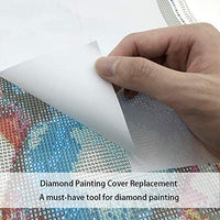 Papel de estraza para pintura de diamantes, 100 piezas (9,9 x 5,9 pulgadas) de repuesto de cubierta de pintura de diamante, con pegamento para pintura de diamantes, herramientas de pintura de diamante 5D y accesorios para adultos - Arteztik
