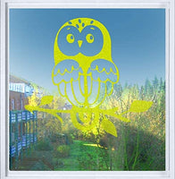 VViViD DECO65 Película de vinilo adhesivo esmerilado transparente para manualidades, rollo de 12.0 x 47.7 in, hoja de papel de transferencia de alta adherencia (amarillo dorado) - Arteztik
