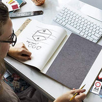 Papel de transferencia de carbono para carpintería, 100 unidades, color negro, para madera, papel, lienzo y otras superficies de arte - Arteztik
