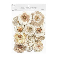 Darice 30062021 - Adorno floral natural, paquete de 36 unidades - Arteztik
