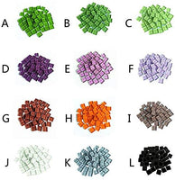 Baldosa de mosaico BestTeam, de micro cristal, para manualidades, para niños, hecha a mano, sin cristal, 10.58 oz (varios colores) - Arteztik
