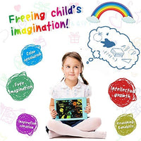 KOKODI - Tableta de escritura LCD de 8,5 pulgadas de color Doodle Board Dibujo Tablet, bloc de dibujo electrónico con función de bloqueo, juguetes educativos y de aprendizaje para niñas de 3, 4, 5 y 6 años (azul) - Arteztik
