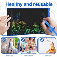 Sunany - Tableta de escritura LCD de 11 pulgadas, tablero de dibujo para niños, diseño de tabla, dibujo de dibujos de dibujos para niños, escritura y aprendizaje de garabatos para regalo para niñas y niños (rojo) - Arteztik
