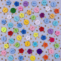 Botones de coser, 200 botones de mezcla para manualidades, diseño de estrellas, para manualidades, decoración de manualidades - Arteztik
