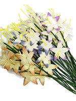 25 mini ramo de hojas de rosa de papel de morera de color mixto natural esqueleto de goma hojas pequeñas 0.394 in suministros de tarjeta de scrapbooking adornos artificiales boda muñeca casa DIY F039 - Arteztik
