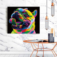Kit de pintura por números para niños y adultos principiantes, 16.0 x 20.0 in, pintura al óleo con pinceles de acrílico - Arteztik

