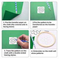 50 hojas de papel de transferencia de carbono con 5 lápices para repujado, papel de copia de carbono para lienzo, papel, madera, bricolaje, carpintería, pintura a mano (8.3 x 11.8 in) - Arteztik
