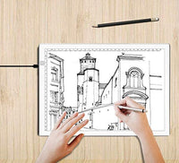 DONPODER 2G A4 caja de luz para trazado y dibujo con marco resistente Duarable, almohadilla de luz regulable para pintura de diamante, cuadro de luz, cuadro de luz para dibujar animación Stencilling - Arteztik
