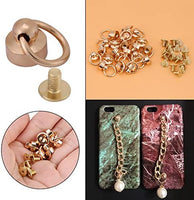 20 remaches con cierre de cadena de 0.315 in, 4 colores, para manualidades, piel, monedero, teléfono móvil, accesorios - Arteztik
