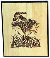 Placa rectangular de madera de tilo hueco de nogal, 6.0 x 8.0 in - Arteztik
