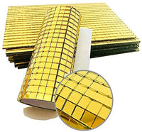 AIVS - Pegatinas de cristal para manualidades (0.394 x 0.394 in, 1500 unidades), diseño de mosaico - Arteztik
