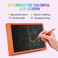 Derabika - Tablet para dibujar y escribir con pantalla LCD colorida de 10 pulgadas, borrable, para regalo de cumpleaños de niños de 3 a 7 años de edad, pizarra de garabatos, juguetes didácticos - Arteztik
