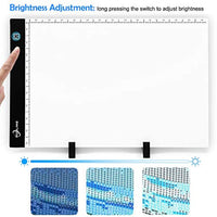 Caja de luz para pintura de diamante grande – B4 Tracing Light Pad – LED Board Tracer, 5D Diamond Dotz Kits para Weeding Vinyl, Art Drawing, Sketching, Animation, Kids Flipbooks, Stencil, Artist Gifts - Arteztik
