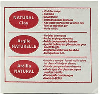 Arcilla natural de secado al aire Craftsmart, color blanco, 10 libras, arcilla de modelado multiusos para esculpir, modelar y lanzar a mano, no tóxica - Arteztik
