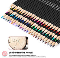 Soucolor - 72 lápices de colores con caja de lata para escuela, oficina y arte - Arteztik
