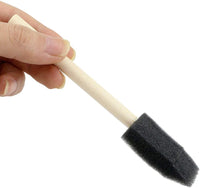 YG_Oline - Juego de 48 pinceles de pintura con mango de madera para niños, color negro - Arteztik
