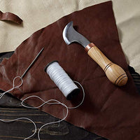 Cuchillo de trabajo de piel. Herramienta principal de cuero con dos bordes afilados – por Stamesky. - Arteztik
