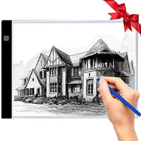 Portátil A4 caja de luz Tracer LED Tracing Light Table 3 Nivel Regulable Light Pad para Diamond Painting Weeding Vinyl Sketching Tattoo Animation Stencil con USB Cable de alimentación para niños artistas - Arteztik

