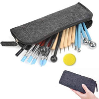 Juego de herramientas de modelado de cerámica de arcilla de polímero, juego de herramientas para dibujar, dibujar y esculpir, juego de bolígrafos de punta de silicona de goma para grabar en relieve, metal, porcelana, papel de pintura, flores, 25 unidades - Arteztik
