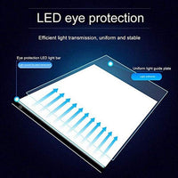 Diamond Painting - Caja de luz LED ultradelgada y portátil (A4, cable de alimentación USB, intensidad regulable, iluminación LED, para artistas, dibujos, dibujos, dibujos, animación, esténcil, visualización de rayos X) - Arteztik
