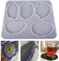 Lkjf - Molde de silicona epoxi para posavasos, hecho a mano, ágata UV, epoxi - Arteztik
