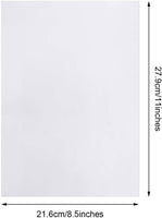200 hojas de papel blanco translúcido para trazado, dibujo de vitela para dibujar dibujos animados - Arteztik
