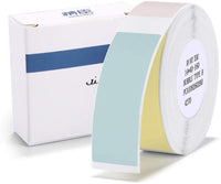 Label Maker Tape NIIMBOT D11 0.47"1.6" Adapted Label Print Paper Standard Laminated Office Labeling Tape Replacement for D11 Handheld Label Machine Waterproof Tear Proof 1 Roll 160 Pcs (White) - Arteztik
