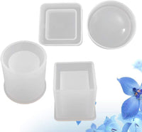 HEALLILY Moldes de resina epoxi para bolígrafos y ceniceros moldes de silicona para hacer herramientas de resina colgante de manualidades 4 piezas - Arteztik
