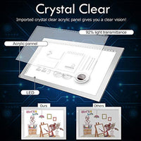 LITENERGY - Caja de luz LED de seguimiento A4 portátil, ultrafina, ajustable, USB, para dibujo de tatuajes, transmisión, bocetos, animación, estenciling - Arteztik
