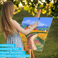 Heartybay - Paneles de lona para pintura acrílica, paneles de lona de 8.1 x 10.0 in, paneles de lona para principiantes, decoración de Navidad (12 unidades) - Arteztik
