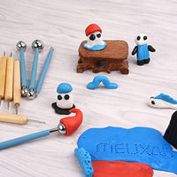 Meuxan - Juego de 10 herramientas para pintar con punta de bola, arcilla y cerámica - Arteztik
