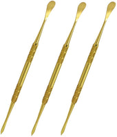 Lmbros Cera Herramienta de Tallado Herramientas de Cera Acero Inoxidable Herramientas 3pcs (Oro) - Arteztik
