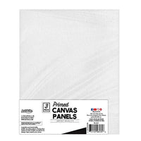 ArtSkills - Tableros de algodón blanco con imprimación y estiramiento, panel de lona de 8.0 x 10.0 in, 3 piezas - Arteztik
