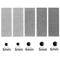 4098 pegatinas de diamantes de imitación, 5 hojas de 3/4/5/0.236 in, autoadhesivas, color negro, para manualidades, cuerpo, maquillaje de uñas, festival, carnaval (color negro mixto) - Arteztik

