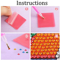 Jovitec - Juego de 50 piezas de pegamento para pintar con arcilla y diamantes para pintura de arcilla bordada - Arteztik
