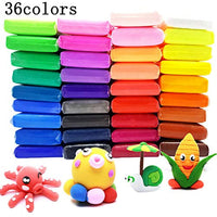 36 colores de arcilla seca al aire, arcilla mágica, juguete de estudio, arte creativo para manualidades, regalo para niños y niñas - Arteztik
