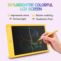 Derabika - Tablet para dibujar y escribir con pantalla LCD colorida de 10 pulgadas, borrable, para regalo de cumpleaños de niños de 3 a 7 años de edad, pizarra de garabatos, juguetes didácticos - Arteztik
