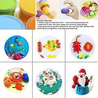 Szsrcywd 36 piezas Coloridos Niños Modelado Suave Arcilla Aire Seca Juguete Estudio 36 Color Brillante No Tóxico Modelado Arcilla Creativa DIY Artesanía - Arteztik

