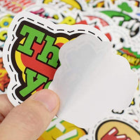 Pegatinas de equipaje creativas personalidad para coche, guitarra, monopatín, motocicleta, parachoques de graffiti, 50 unidades - Arteztik

