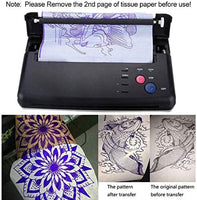 Xnuoyo - Papel de transferencia de tatuaje, 35 hojas de papel de plantilla de tatuaje de 4 capas, práctico y fácil de usar, papel de calco de carbono, accesorios especiales para tatuajes (tamaño A4) - Arteztik
