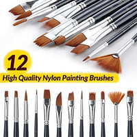 Juego de pintura acrílica RISEBRITE para niños, 47 piezas, incluye pintura no tóxica, caballete de mesa, pinceles de pintura, lienzo, almohadilla de pintura y más suministros de arte para niños - Arteztik
